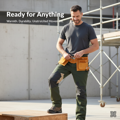 All-Weather Fleece-Lined Work Pants – Warmth Meets Work