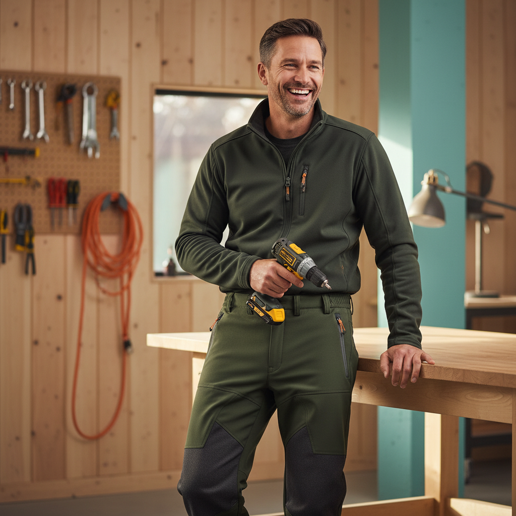 All-Weather Fleece-Lined Work Pants – Warmth Meets Work